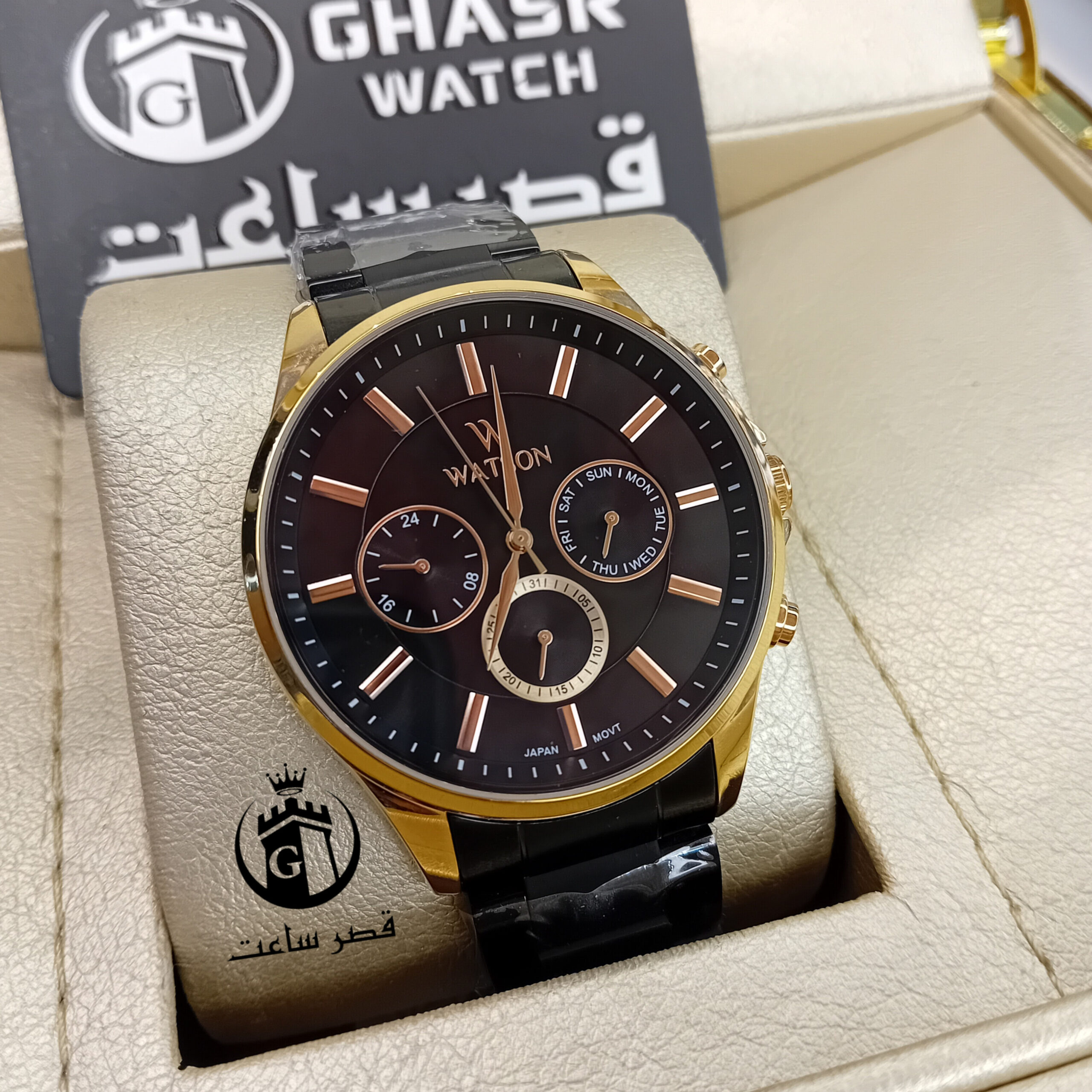 Men's Watson Watch W1187G – Available in 5 Colors ساعت واتسون مردانه W 1187G در5رنگ