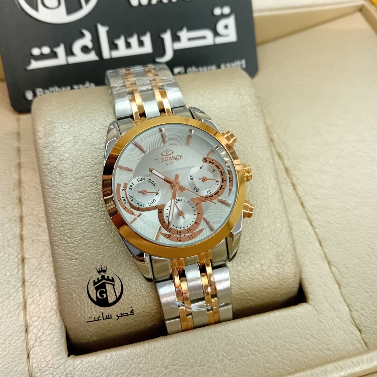 Elegance Women's Watch (Model E27) – Available in 6 Colors ساعت زنانه الگانس در6رنگ E27