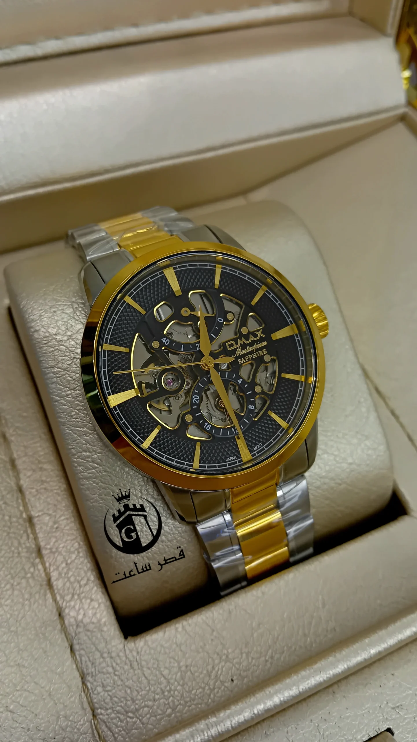 InShot_20251105_235424826 ساعت مردانه برند اوماکس OAOR007G61I - Image 1
