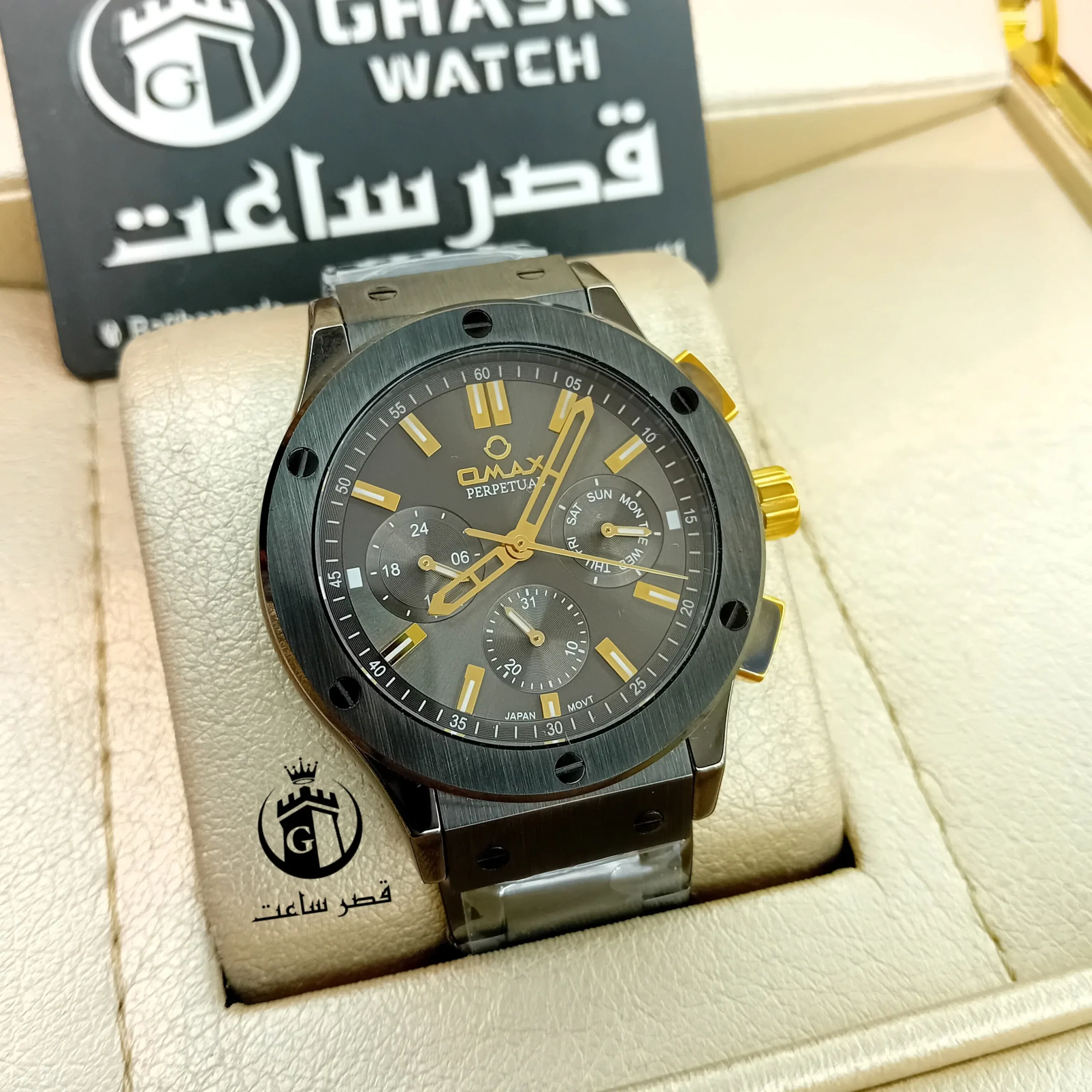 Omax Men's Watch PG20N99I ساعت مردانه برند اوماکس PG20N99I