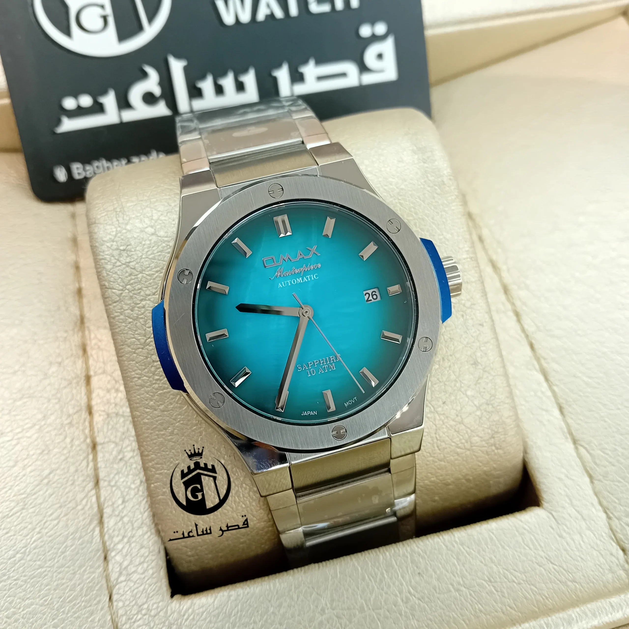 Omax Men's Automatic Watch OAHB001P46S ساعت مردانه برند اوماکس اتومات OAHB001P46S