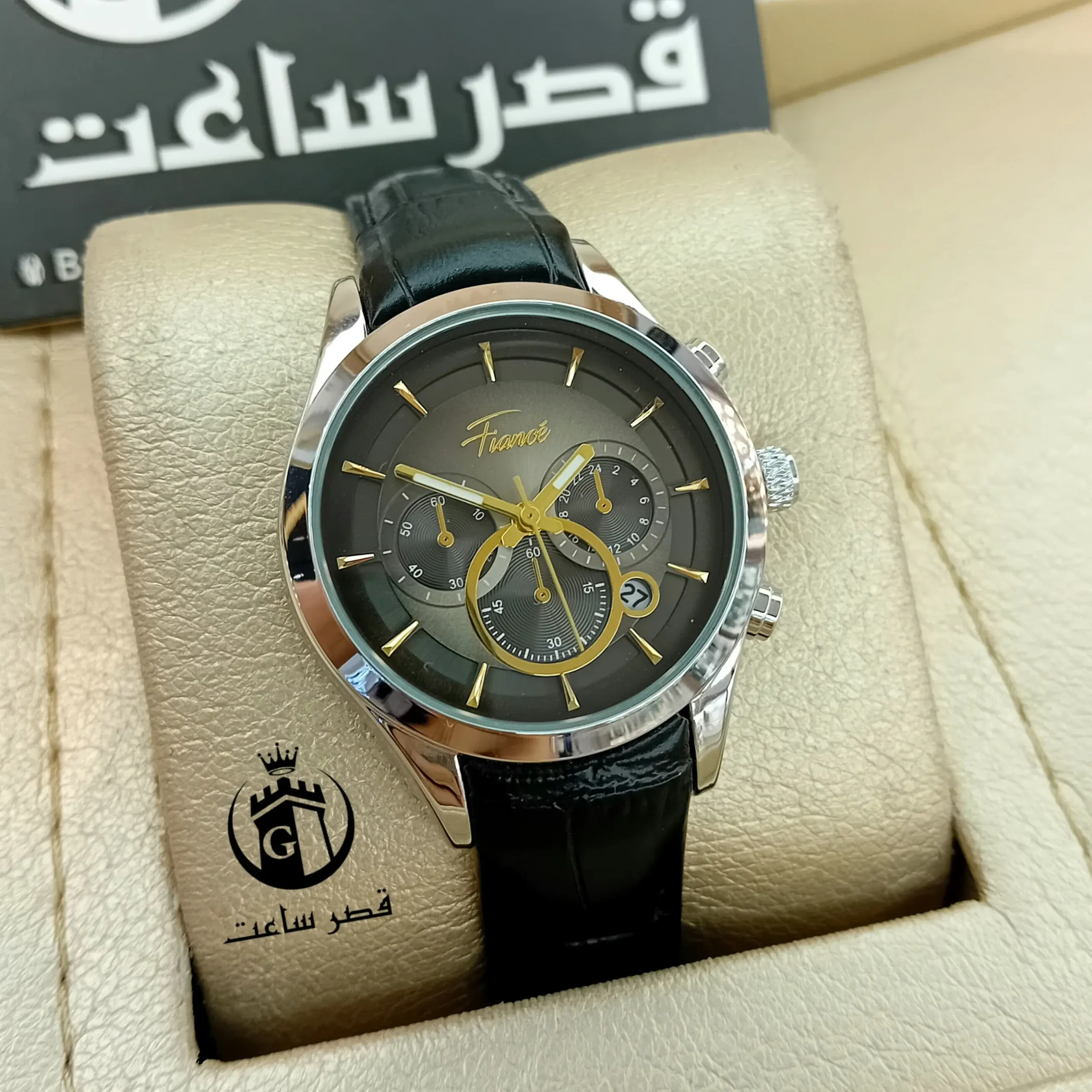 Fiancé Women's Leather Strap Watch F1461 ساعت زنانه بند چرم فیانسه F1461