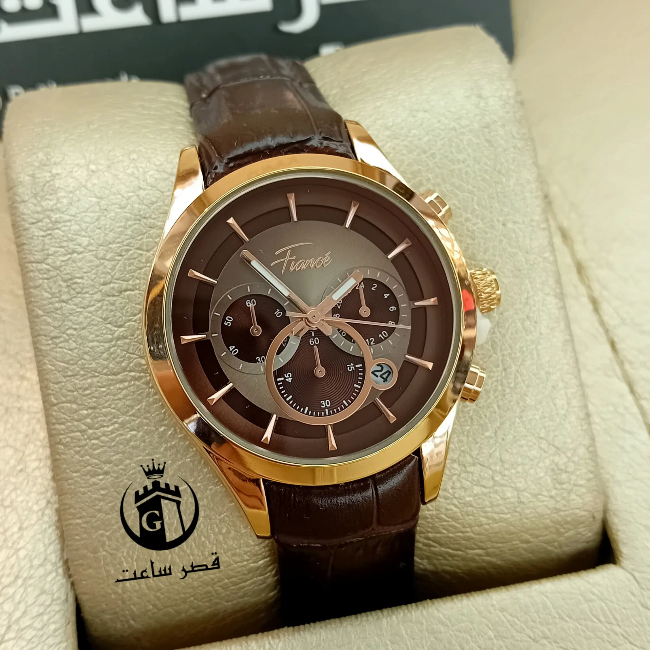 ساعت ست بند چرم فیانسه F1462